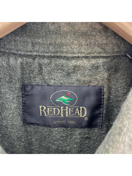 old red head flannel shirts カーキ L
