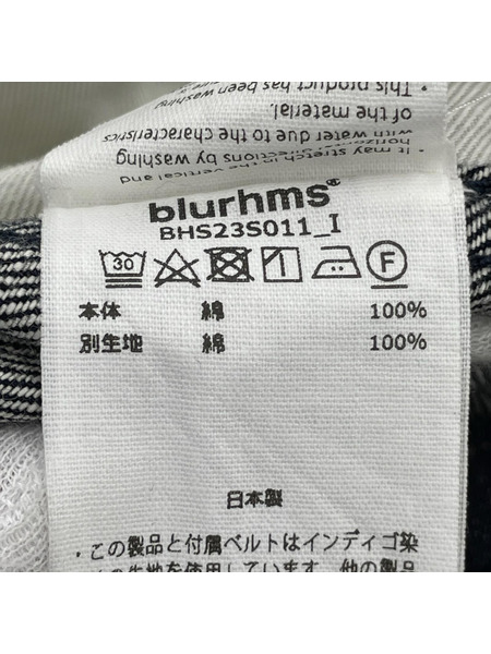 blurhms ショートパンツ SelvageDenim Wide Shorts 日本製