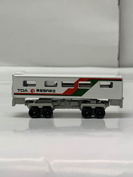 トミカ 黒箱 48 1/190 三菱重工P.T.V.  ランプバス (TDA) 日本製 開封品 TOMICA MITSUBISHI P.T.V. RAMP BUS 東亜国内航空