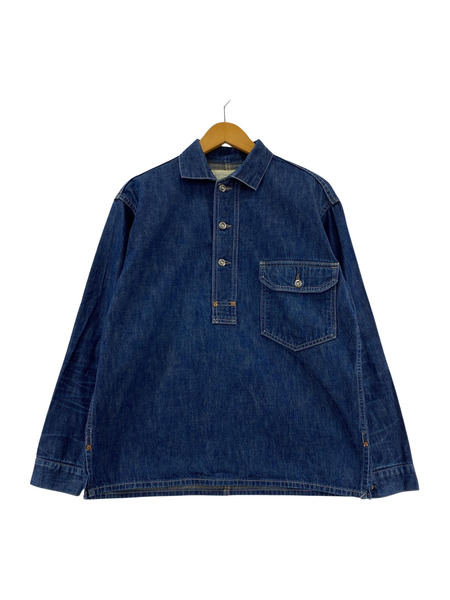 Y.M.FACTORY DENIM PULLOVER プルオーバーデニムシャツ 38