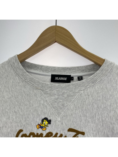 XLARGE スウェット・トレーナー LOONEY TUNES CREWNECK /L