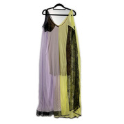 MM6 ノースリーブワンピース 20SS  Multicolor Panel Lace Dress