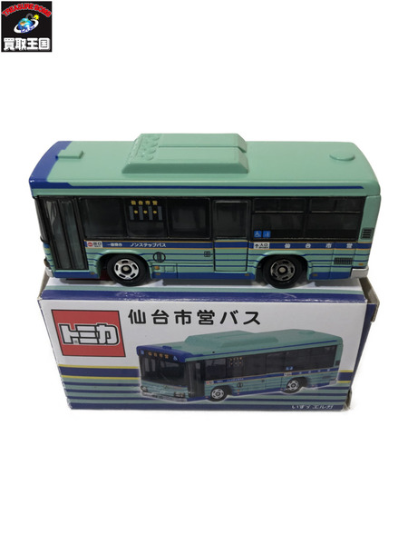 トミカ 仙台市営バス いすゞ エルガ ※外箱へこみ劣化あり