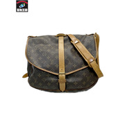 LOUIS VUITTON ソミュール35 モノグラム ダブルショルダーバッグ M42254/AR0924