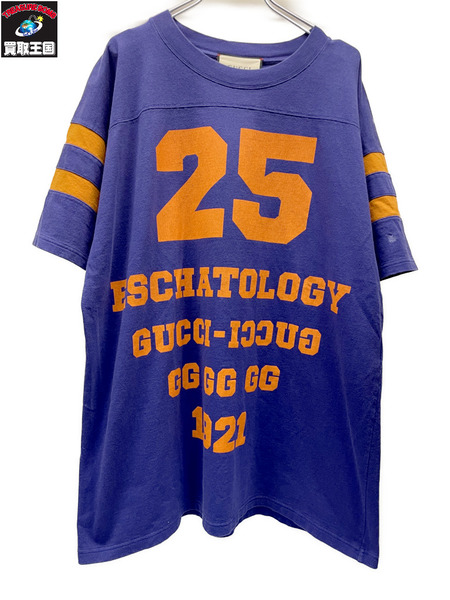 GUCCI 21SS Eschatology Blind for Love ナンバリング フットボールTee M
