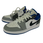 NIKE スニーカー AIR JORDAN 1 LOW SE GS TRUE BLUE