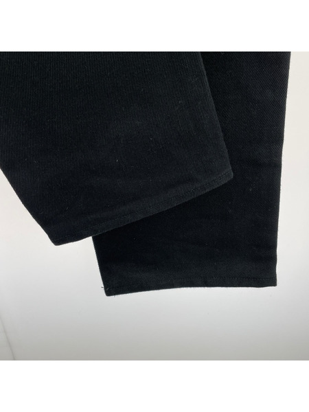 IRON HEART 21oz 黒鎧デニム ストレート 黒 (W34)