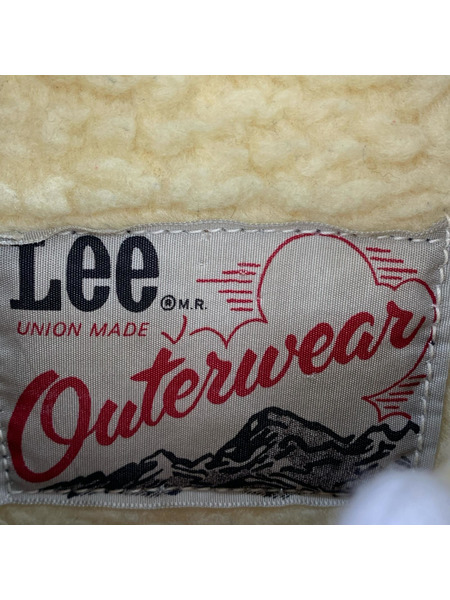 70s Lee パッチワークペイント ボアジャケット