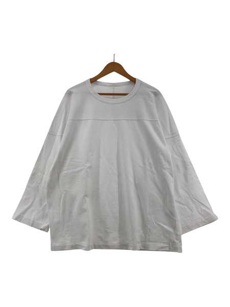 COMOLI/フットボールTシャツ/WHT/3/X01-05005[値下]