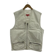 Supreme 16SS Denim Vest（M）WHT