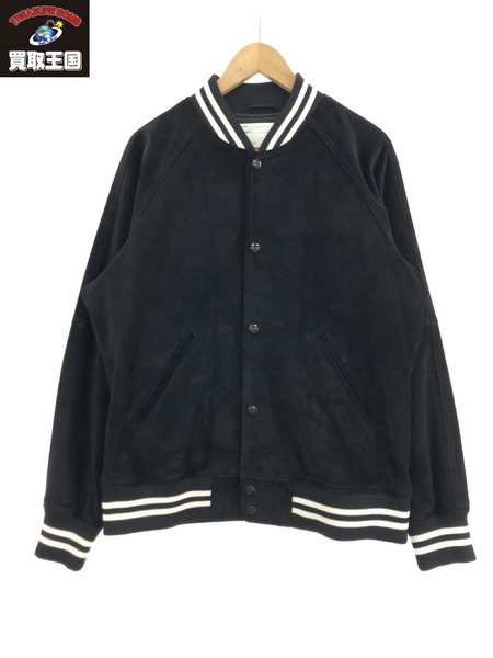 Supreme 17SS Suede Varsity Jacket M