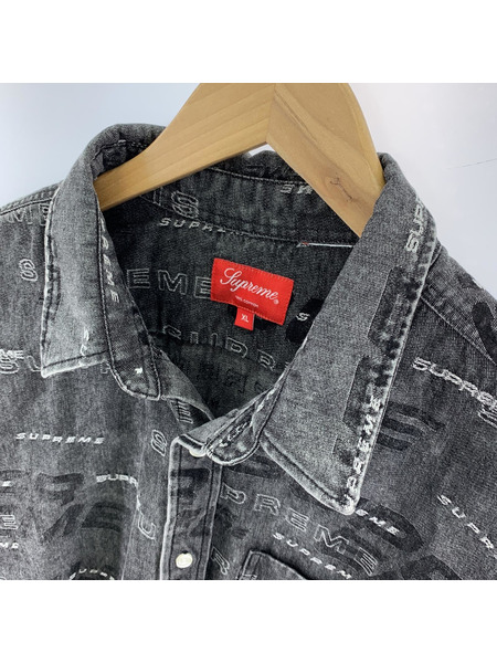 Supreme 19AW Denimenions Logo Denim Shirt XL[値下]