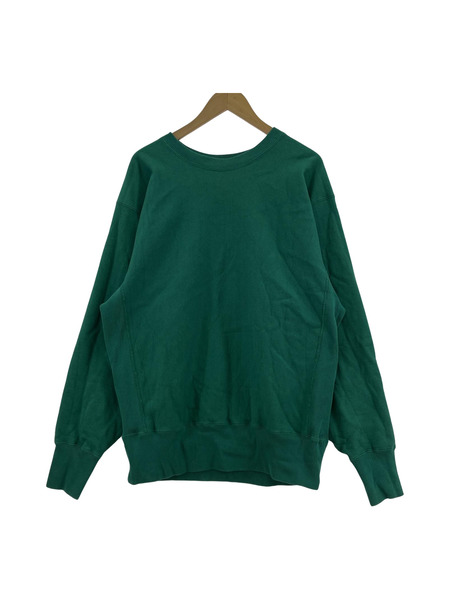 Kaptain Sunshine Crewneck Pullover スウェット 38 緑 KS23FFCS03