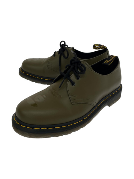 Dr.Martens×Aape BY A BATHING APE 1461 3ホールシューズ UK7 カーキ