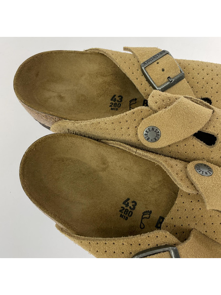 Boston Emboss Dots BEIGE サンダル 43
