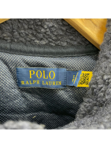POLO RALPH LAUREN ジャケット ボア ブルー S