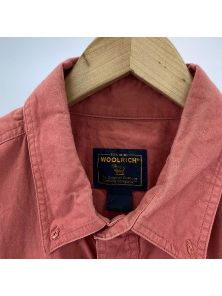 WOOLRICH S/S シャツ 赤 (XL)