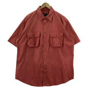 WOOLRICH S/S シャツ 赤 (XL)