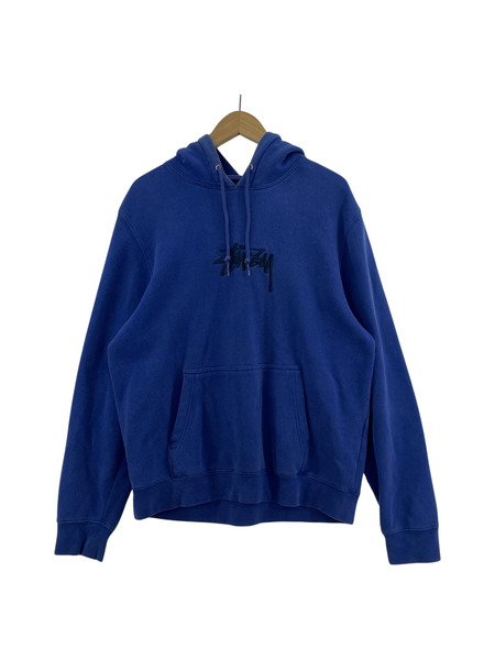 STUSSY POパーカー /ブルー