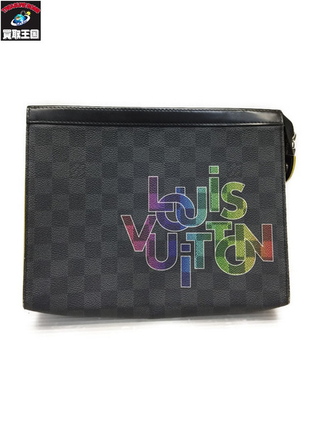 LOUIS VUITTON ダミエ グラフィット リンク ポシェット ヴォワヤージュMM N60307