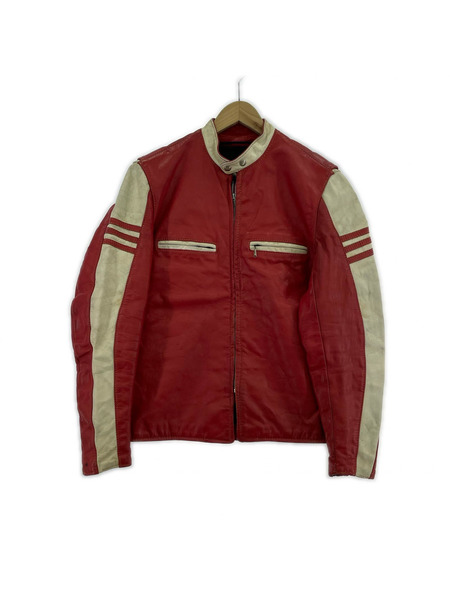 BROOKS ライダース TWO TONE SINGLE RIDERS/レッド/42