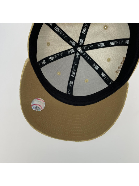 NEW ERA 9FIFTY Paper Straw MLB ニューヨークヤンキース キャップ (57.7)