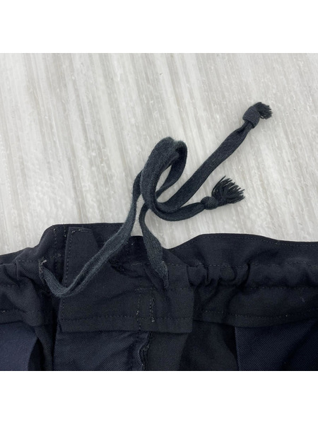 COMME des GARCONS HOMME PLUS サイドPUレザー ウール イージースラックス M