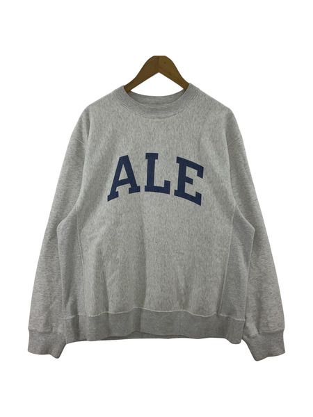 blurhms/ROOTSTOCK PRINT Sweat Crew-neck P/O ALE-Y/46/グレー｜商品