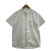 CRIMIE STRETCH BROAD SHORT SLEEVE SHIRT (XL) 白