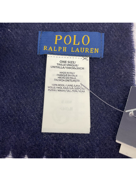 POLO RALPH LAUREN ストール ネイビー