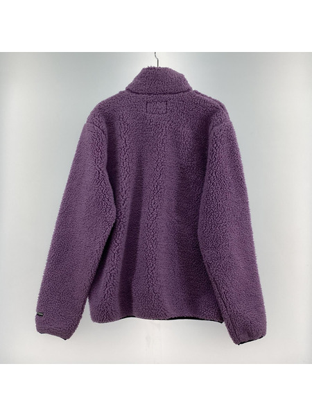 STUSSY ボアジャケット パープル[値下]