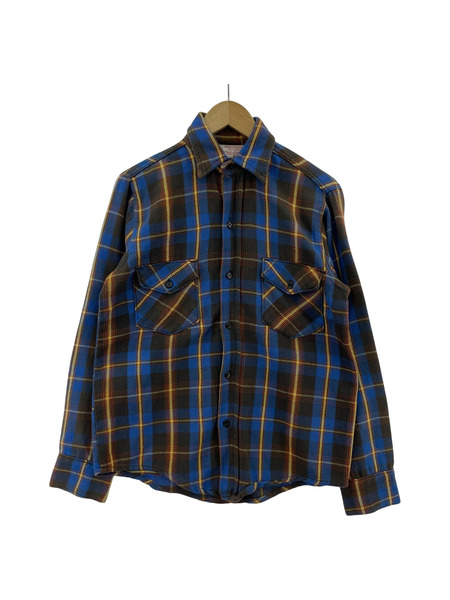 OLD・VINTAGE 長袖シャツ 70s FROSTPROOF マドラスチェック ネルシャツ