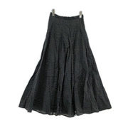 MARIHA ロングスカート ドット/BLK