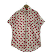 半袖シャツ 60s ドット オープンカラー半袖シャツ
