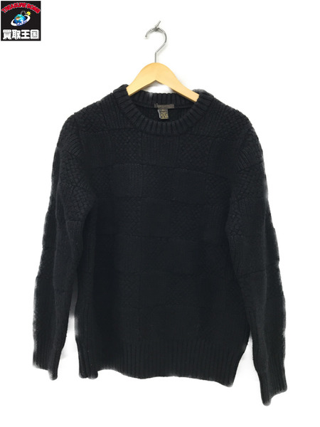 LV  ダミエ ニット 黒(XL)
