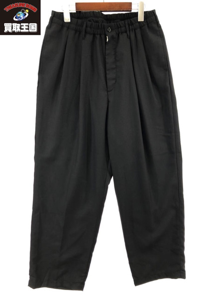 COOTIE PRODUCTIONS T W Gabardine 2 Tuck Easy Pants (M)  BLACK[値下]｜商品番号：2100204675269 - 買取王国ONLINESTORE