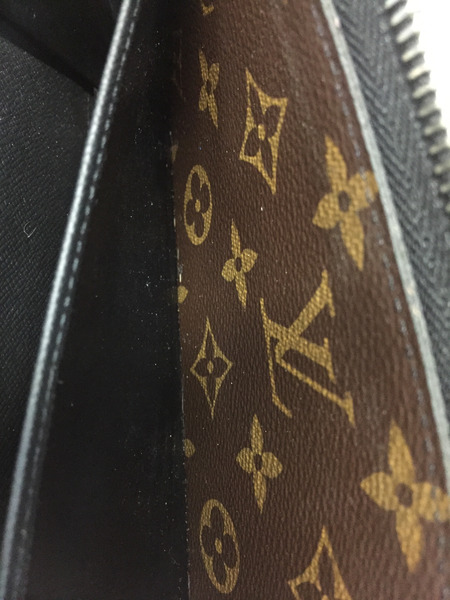 LOUIS VUITTON/モノグラムマカサー/ジッピードラゴンヌ/L字ジップ財布/M69407