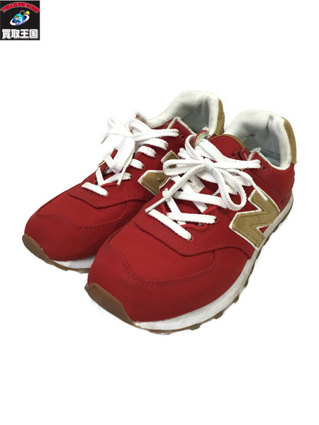 NEW BALANCE ローカットスニーカー/27.5cm/ニューバランス/赤/レッド