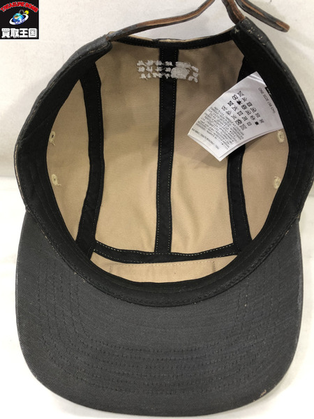 Supreme/MM6 Maison Margiela Painted Camp Cap/黒/シュプリーム