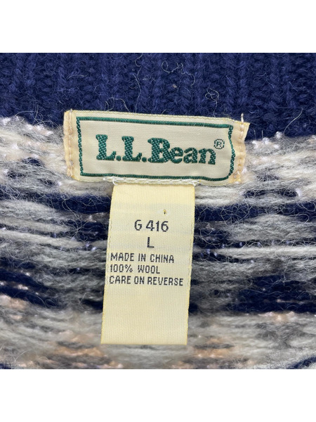 L.L.Bean 80s ノルディックセーター（L）