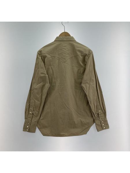 REAL McCOY'S 長袖シャツ 301S ウエスタンシャツ ベージュ 15