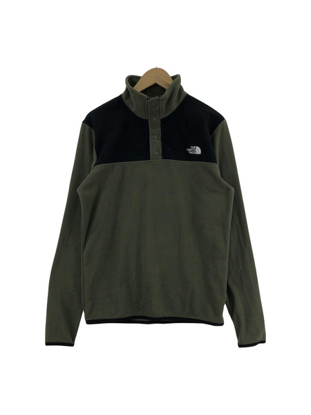 THE NORTH FACE　スナップボタン フリース カーキ（S）