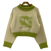 ニット・セーター Soduk スド-ク 22aw peace knit top