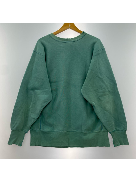 Champion スウェット・トレーナー 90s リバースウィーブUSA製 緑