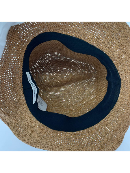 KIJIMA TAKAYUKI ハット RAFFIA ストローハット F 茶 191331