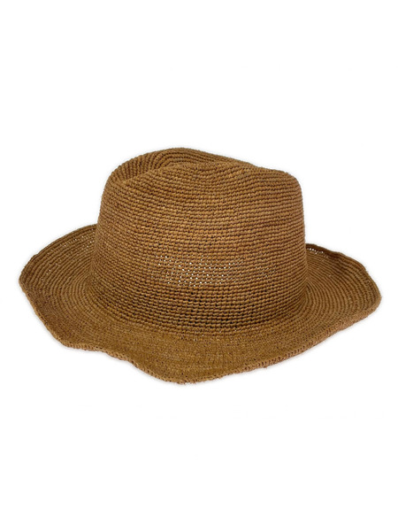 KIJIMA TAKAYUKI ハット RAFFIA ストローハット F 茶 191331