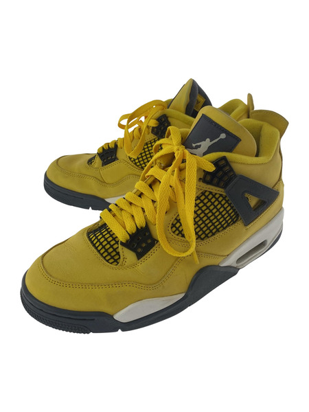 NIKE AIR JORDAN 4 RETRO TOUR 黄色 (8.5)