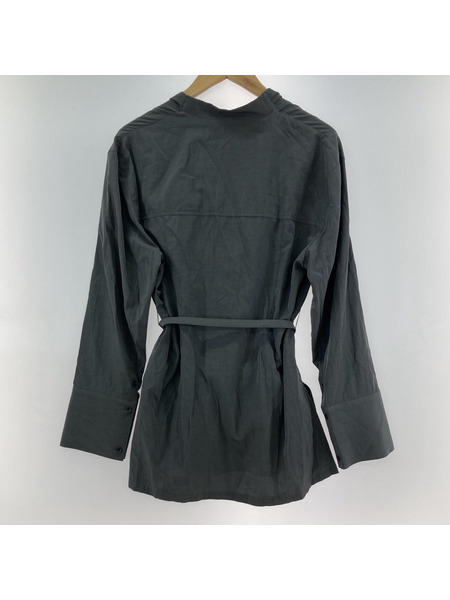 AKIRA NAKA Tilda drape neck shirt 2 グリーン