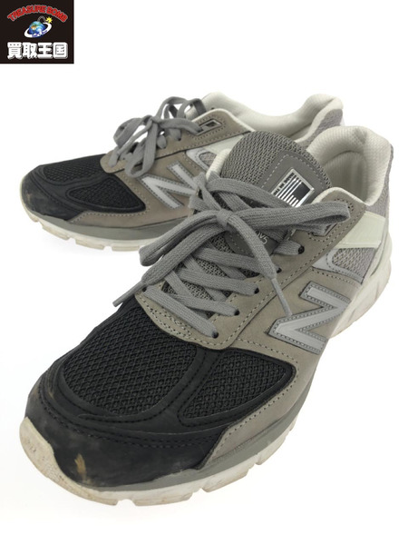 NEW BALANCE M990v5 スニーカー 黒グレー 26.5cm[値下]｜商品番号