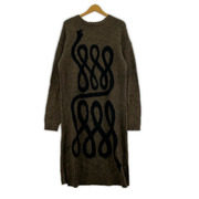 CYbER dYNE UTSUTU ロングニット FREE ブラウン